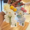 hellokitty plush toy, official Hello Kitty small pendant, cute gauze dress, kt cat bag pendant doll details Picture